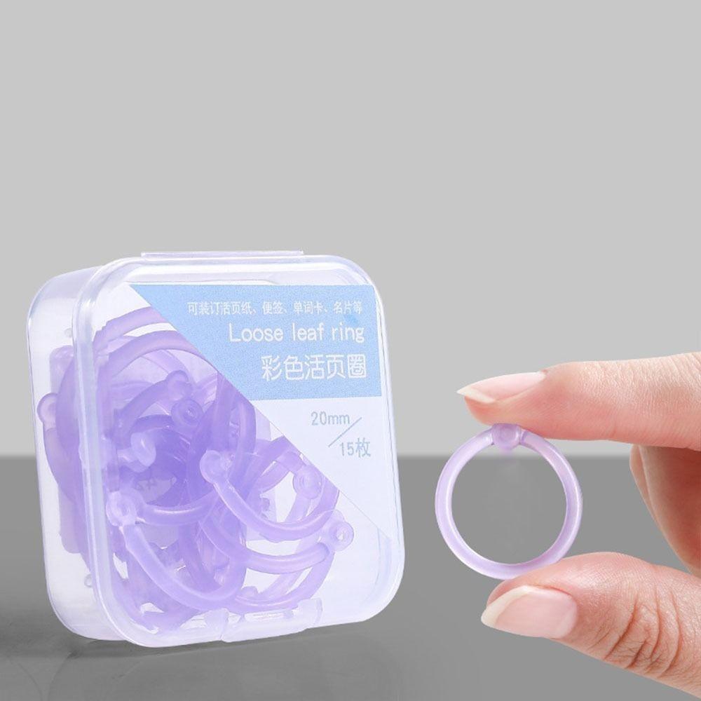 Hoops Binding Supplies Notebook Diary Circle Ring Paper Binder Ring DIY Binder Ring Loose Leaf Ring