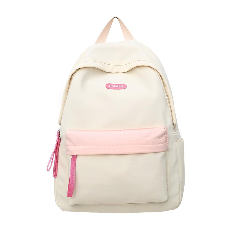 Korean simple backpack for women 2025 new high school students large-capacity backpack male junior high school students class schoolbag tide