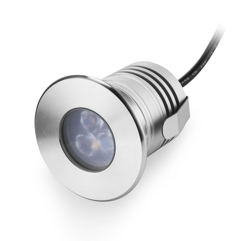 Stainless Steel IP68 Waterproof Dimmable Pool Light with Three Underwater Beads
