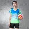 Quick Dry Short Sleeve Sport Shirt Set Men Women Badminton Table Tennis Volleyball