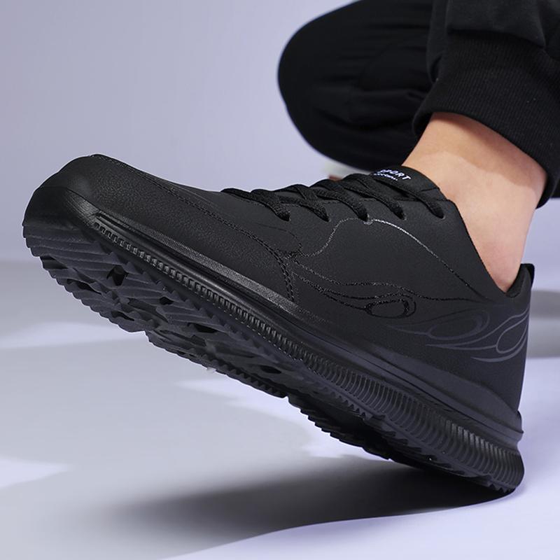 Jaro/podzim Vodotěsné Protiskluzové tenisky Kožený povrch Prodyšné Ležérní Extra velké pánské boty