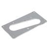 Pickup Frame Acrylic Single Coil Humbucker Frame for Guitar Bass Musical InstrumentSilver