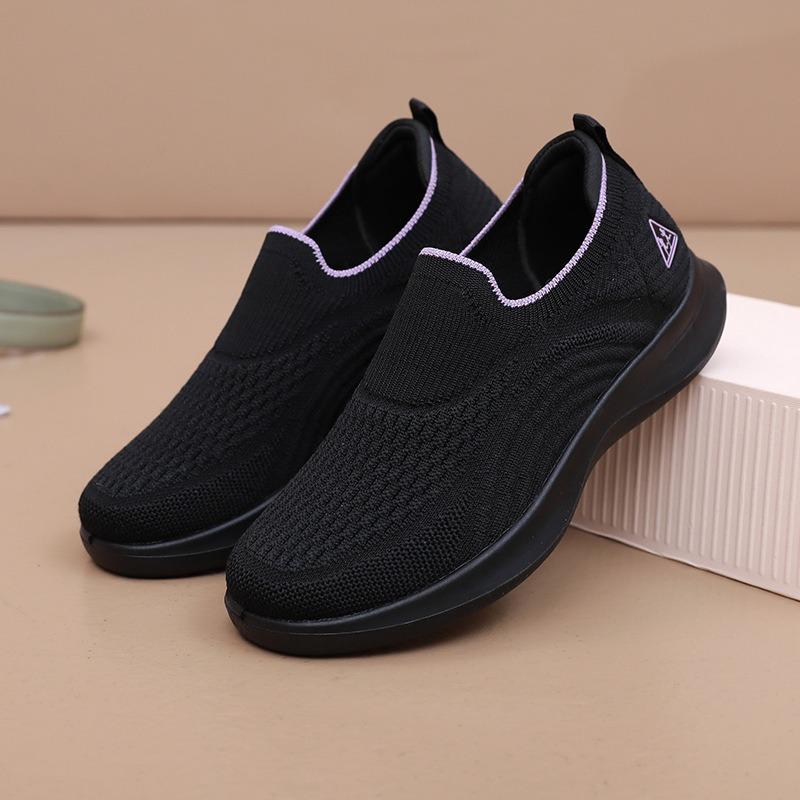 Women's Customizable Slip-On Walking Shoes, Soft Sole Lightweight Sneakers, Breathable Comfortable Casual Sports Shoes for Women
