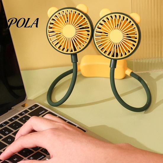 Long-Lasting Battery Life Fan Lazy Hanging Neck USB Rechargeable Portable Personal with 2-Speeds And Cooling 2-speeds Adjustable Hose Quiet