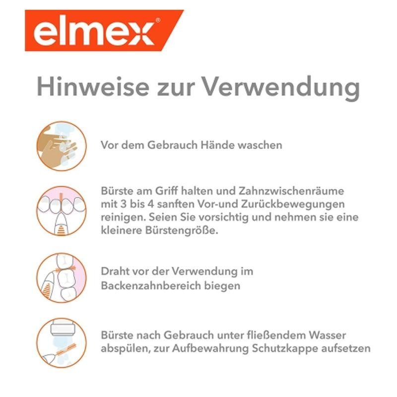 Elmex Interdental Brush Yellow 0.7mm 8-pack