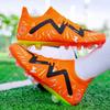 33-45Kids Chuteiras de Futebol Borracha Sola Macia Ponta Curta Couro Artificial Gramado Juvenil Crianças Futebol Sapatos Masculinos Esportes Tamanho Grande Futebol Sapatos