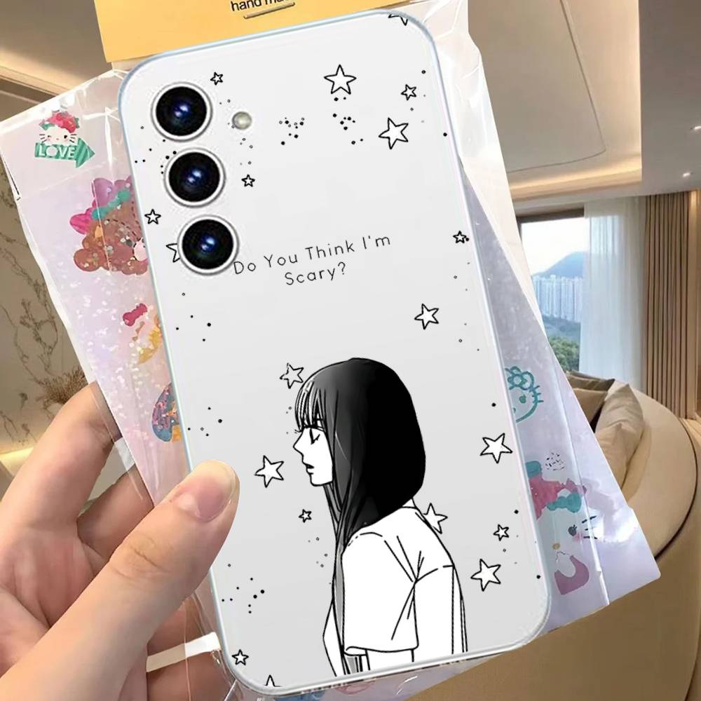 Cute K-Kimi Ni Todoke HD Clear Transparent Phone Case For Samsung Galaxy A52,A12,A51,S24,S23,S22ULTRA,S21 Edge,S20LITE,Plus,U