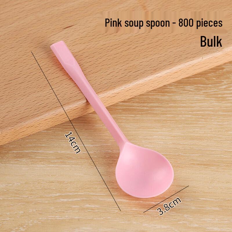 Qiwei Disposable Plastic Dessert/Soup Spoons