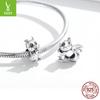 2021 Cute Squirrel Diy Bracelet Beaded, Cute Animal S925 Sterling Silver Bead String Ornament Bsc338