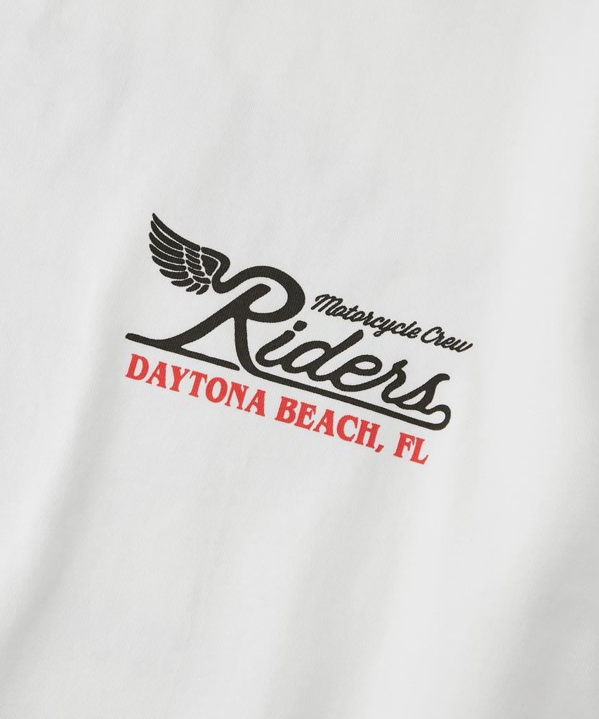 OUTSTANDING Mot Series Tee(Ride The Coast)_Off White