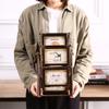 5 Inch Classical Retro 360 Degree Rotation Ferris Wheel Photo Frame Romantic Unassembled DIY Pictures Frame Home Windmill Decor