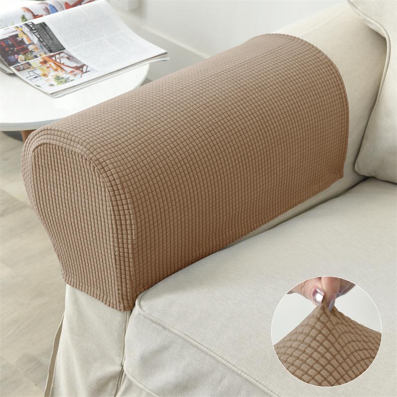 

2pcs/set Jacquard Armchair Slipcovers Stretch Armrest Covers for Chairs Couch Sofa Armrest Covers Non-Slip Furniture Protector 2pcs armrest cover