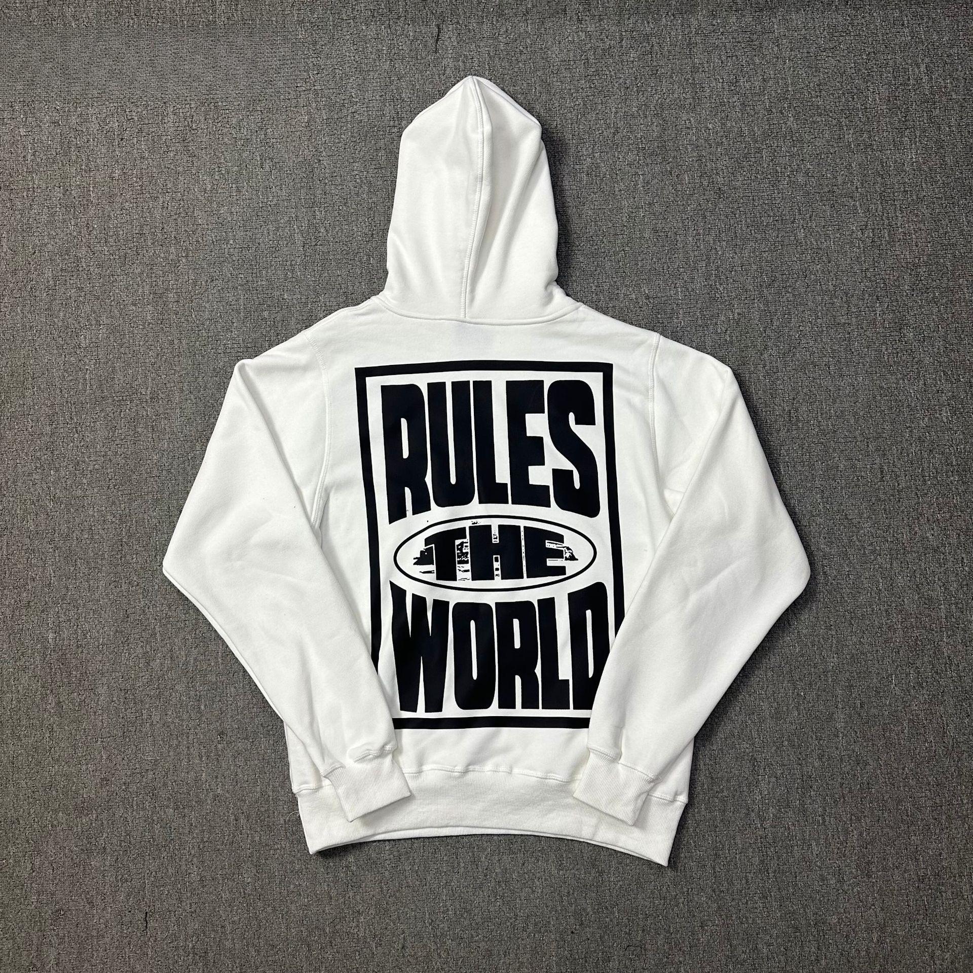 Hip Hop Casual Hoodies Fashion Trend Solid Clothing Y2k Tops S 6259₽