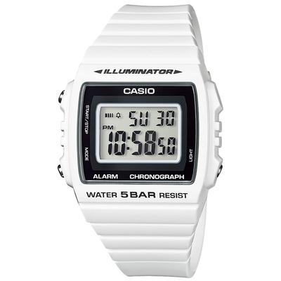 Orologio Casio Collection W-215H-7AJH da Uomo Bianco