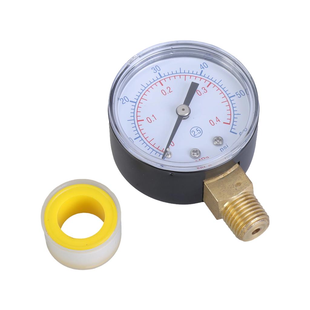 ECX270861 Clear Reading Pressure Gauge Suitable for Accurate Monitoring of Pool Filter Systems Professional And Home Use