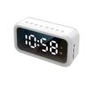 Charging Alarm Clock Bluetooth Speaker Radio Mirror Electronic Clock Two Sets of Alarm Clocks