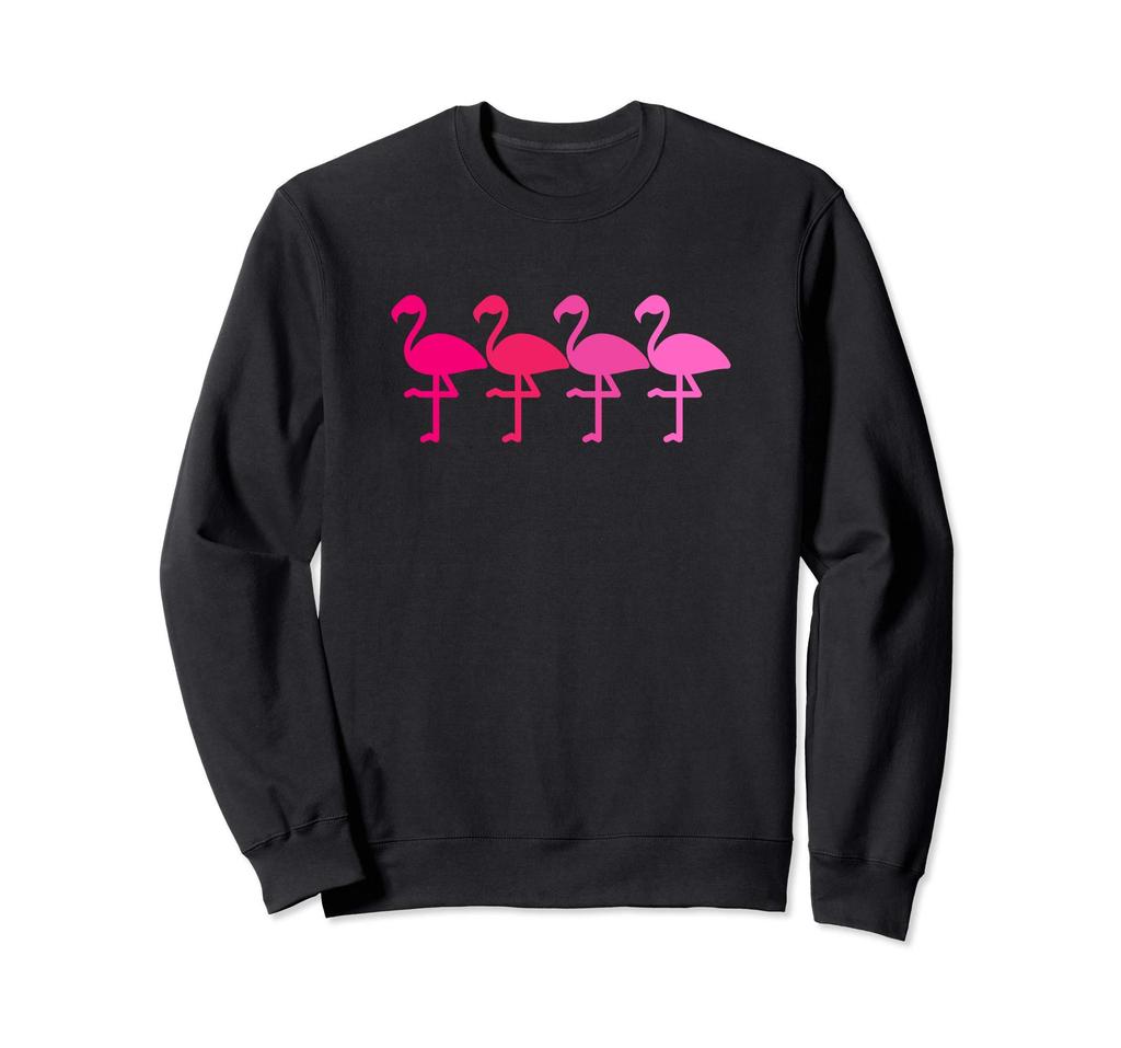Flamingo Design Silhouette Flamingo Bird Gift Sweatshirt