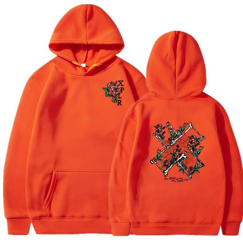 Couple Y2K Sam Colby XPLR Fleece Hoodie Streetwear Loose Fit Sweatshirt Youth