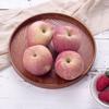 Round Wooden Pallet,  Multifunctional Storage Plate, Tea Tray,Food, Bread Pan, Household Kitchen Supplies, Black, Brown, 21-37cm