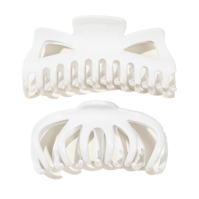 Korean Style Acrylic Solid Color Hair Clip Women's High-end Fashion Shark Clip Hair Accessories