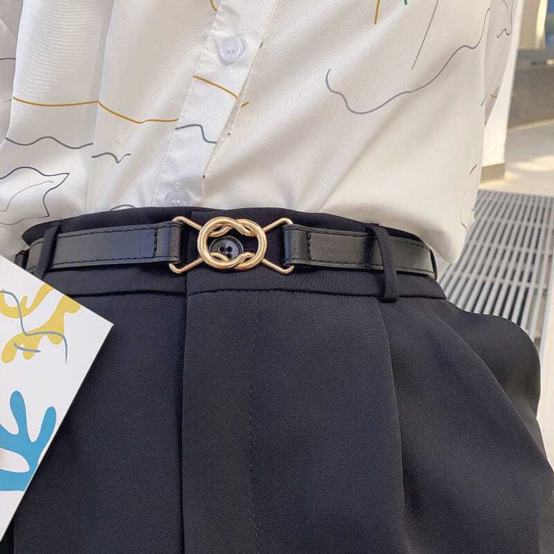 Contemporary Womens Summer Dress Accessories Pu Waist Belt In Various Elegant Shades