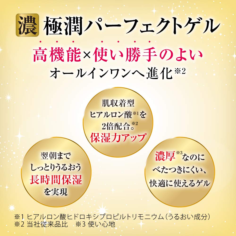 Hada Labo Kon Gokujyun All-in-One Perfect Gel 100g x 2 Set + Gokujyun Sachet