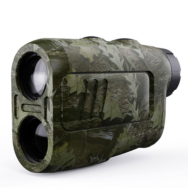 

600m Outdoor Camouflage Laser Rangefinder Telescope 6X Hunting Battery Model Speed Measurement Height Measurement Distance 650m
