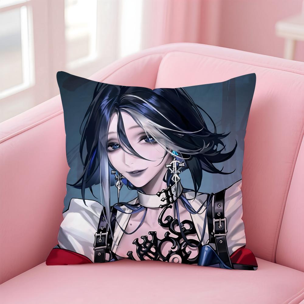 Game anime P-Path to N-Nowhere Cushion Cover Comfortable Reversible Pillow Cover Ideal for Car Sofa Bedroom & Beyond