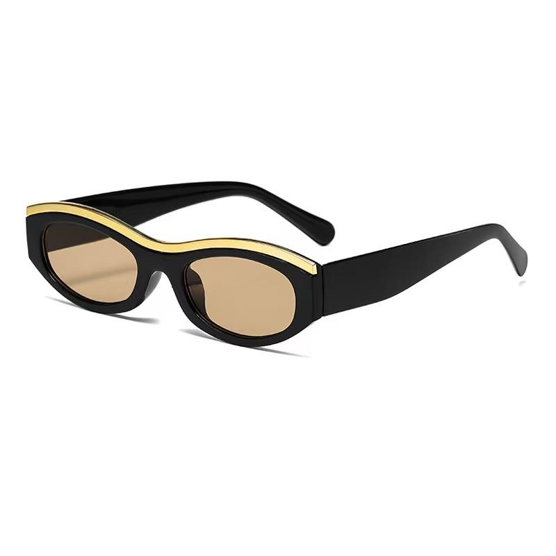 

Latest Arrival Round Cat Eye Sunglasses Female Oval Retro Brand Elliptic Round Sun Eyeglasses for Women Shades Women Eyewear MULTI