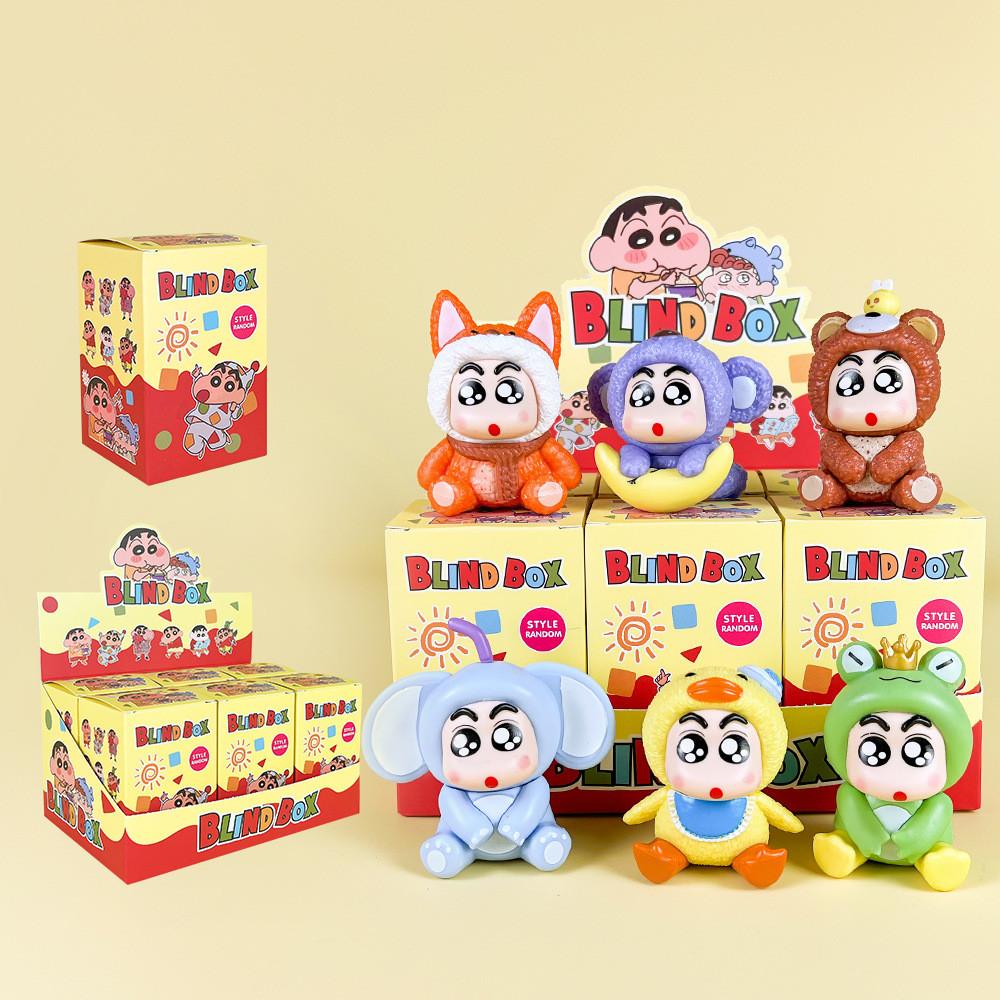 Crayon Shinchan Pvc Figure With Little Frog And Fox Design For Collectors And Anime Fans
