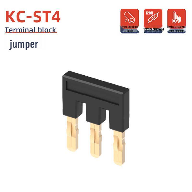 PT4 Rail-Mounted Terminal Block: Solderless, Painless Wrench-Free Copper Wire Connector UK