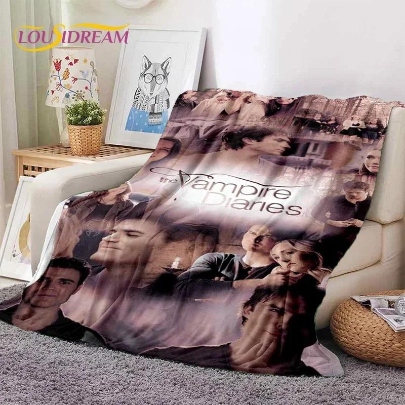 3D Neueste The Vampire Diaries Damon Salvatore Weiche Flanelldecken, Überwurfdecke Bequeme Decke für Betten Sofa Zuhause Schlafzimmer