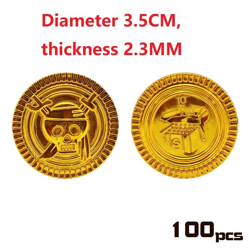 Captain Pirate Treasure Chest Child Treasure Chest Toy Gold Coins Treasure Hunt Game Money Banking Toys Kids Pretend Play