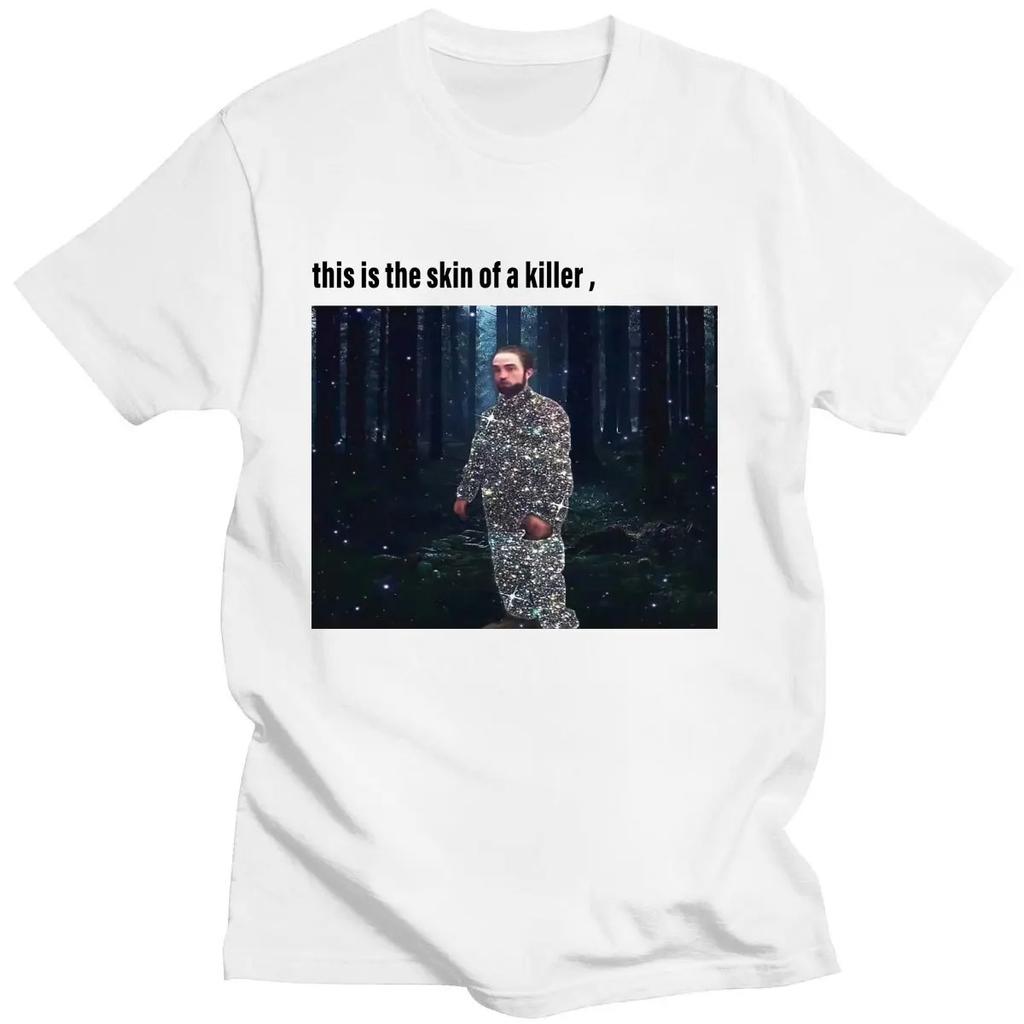 Men T Shirt High Quality Hip Hop Tops Robert Printed T-shirt Twilight Saga Streetwear Summer Short Sleeved Harajuku Tops