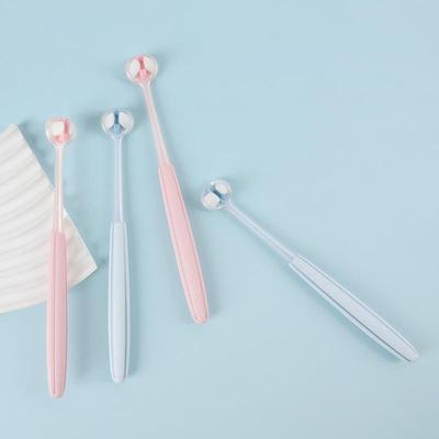 1/2Pcs Toothbrush Three-Sided Soft Bristle Teeth Whitening Brushes Comprehensive Cleaning Family Toothbrushes Dental Oral Care
