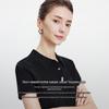 Navigare Women's Short Sleeve Lapel Knit Top