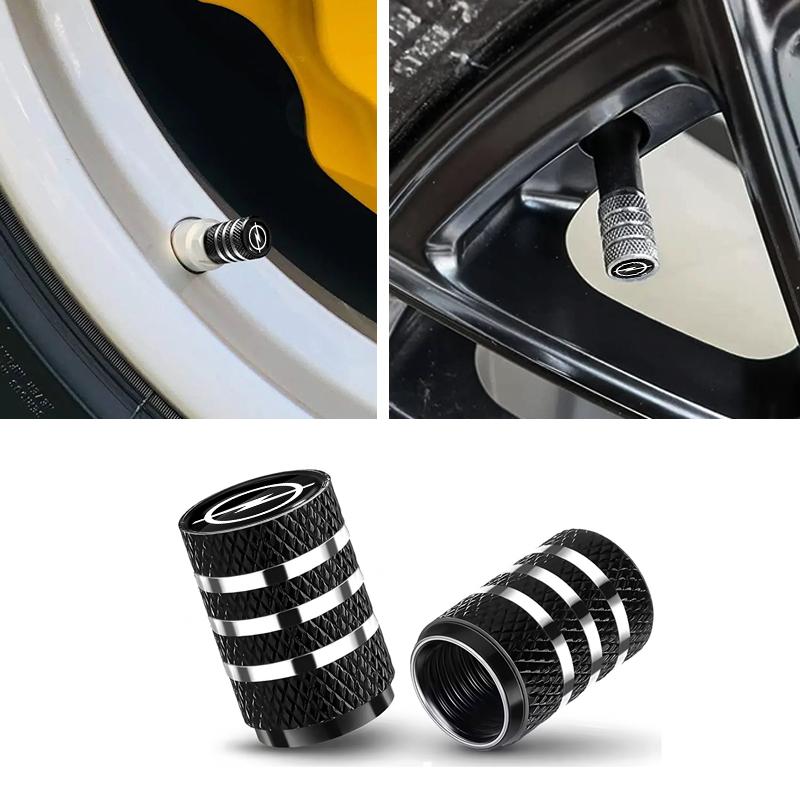 4pcs Car Tire Valve Stems Cap Aluminum Tyre Wheel Stem Air Valve Cover Airdust For Opel Insignia Astra Antara Meriva Zafira H G