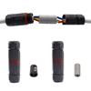 IP68 Cable Connector Outdoor Waterproof Joint Electrical Terminal Wire Adapter Screw CDF-M3 2-3 Core Straight Through Connector
