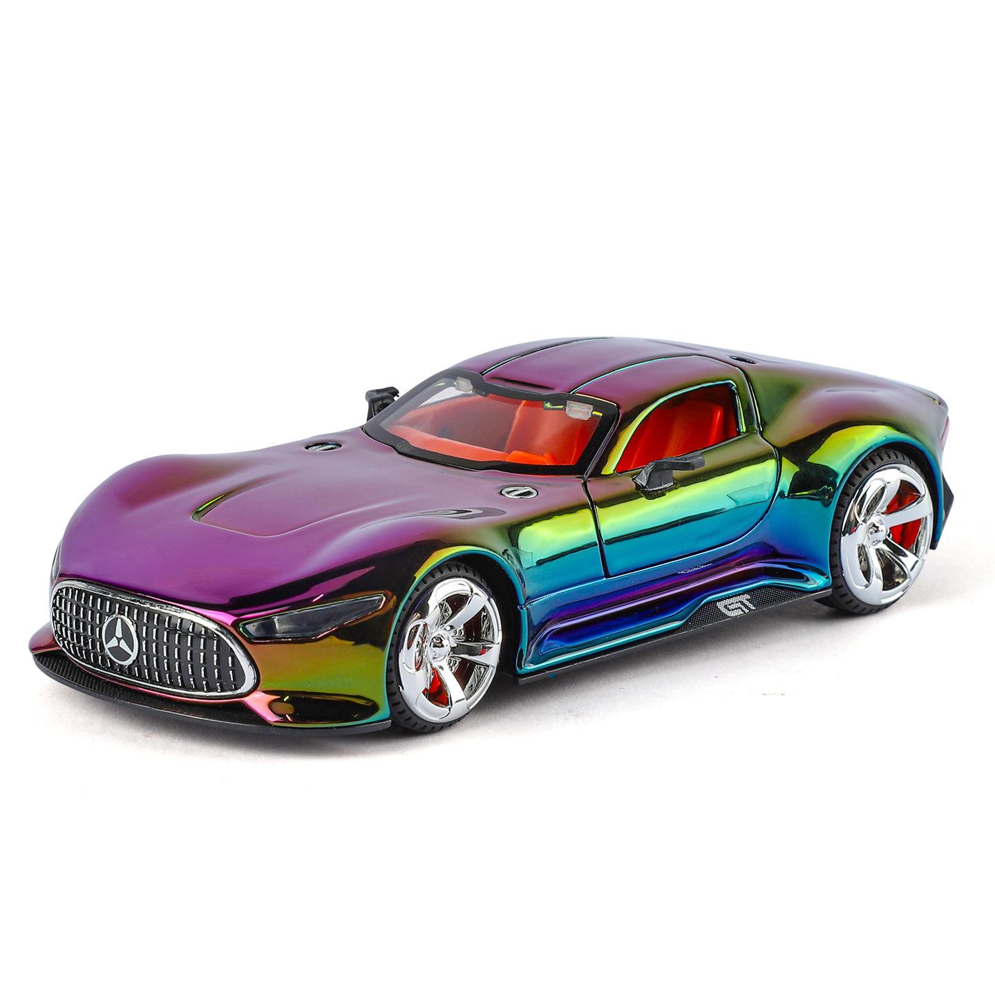 

1/32 Benz VISION GT Super Concept Sport Car Alloy Diecast Model Car High Simulation Home Trendy Ornaments Collection Hobby Gifts фіолетовий