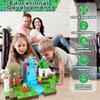 Non-Toxic Magnetic Building Blocks Mine World Magnetic Forest House Brick Cube Toys Set Stem Sensory Best Gift For 3+ Children Kid