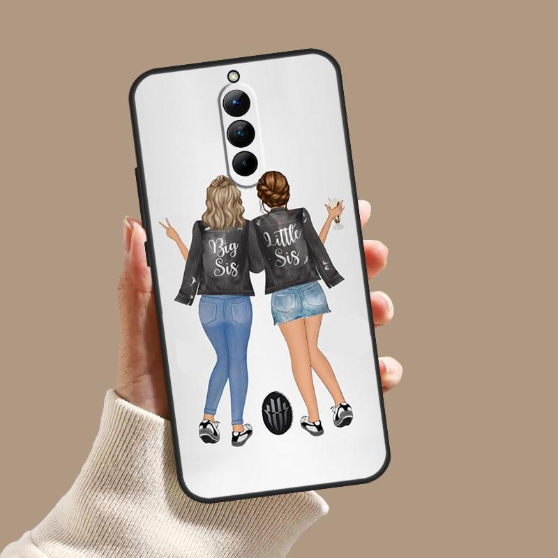 Girls Bff Best Friends Forever Always Case For ZTE Nubia Red Magic 10S 9S 8S 8 9 10 11 Pro Plus 6 7 6S 7S Pro 5G 6R 10 Air Cover