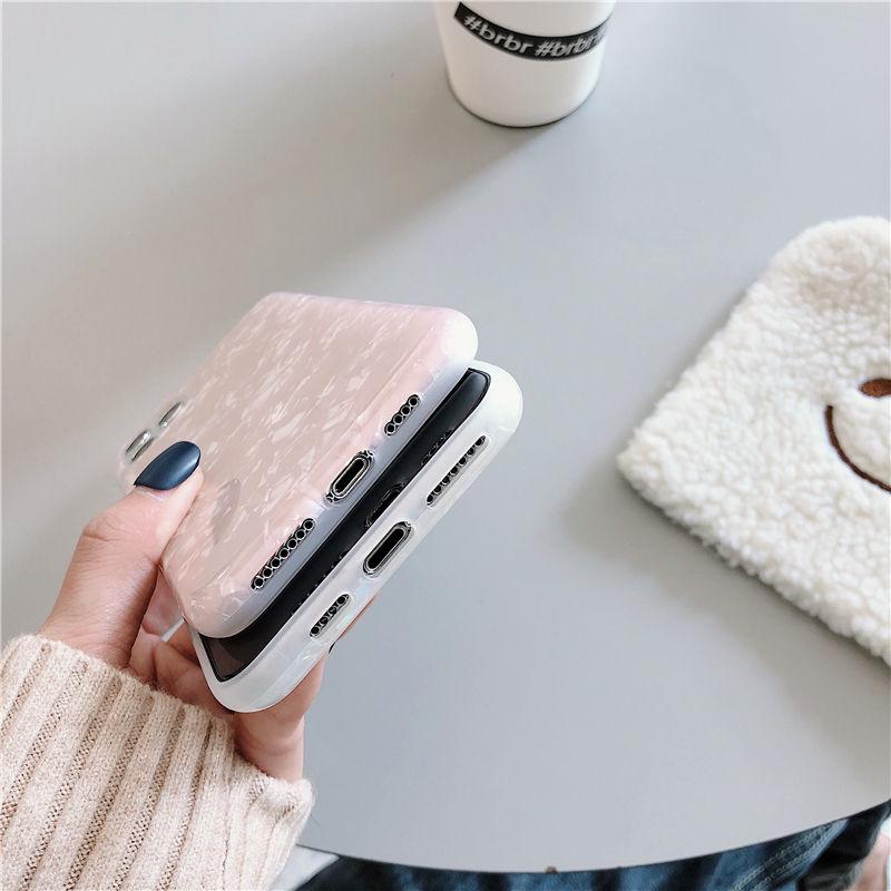 Glitter Dream Shell Pattern Case For Iphone 12 11 13 Pro Max Xr Xs Max X 8 7 Plus Soft Imd Silicone Cover For Iphone 11 12 Pro