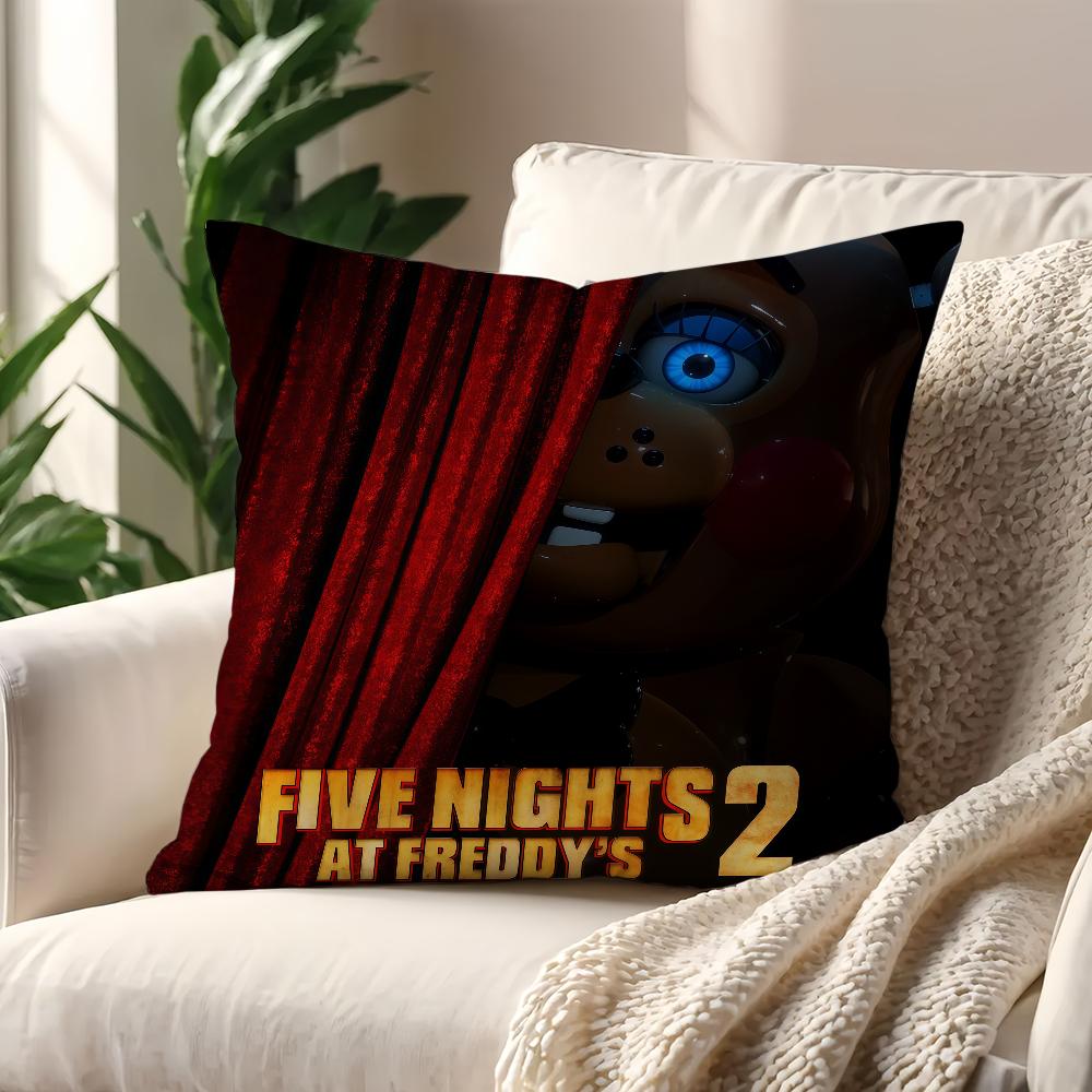 F-Fnaf F-Five-nights-At-FreddyS 2 Cushion Cover For Pillow Printing Sofa Decoration Home Car Room Shop Office Nordic Simplicity