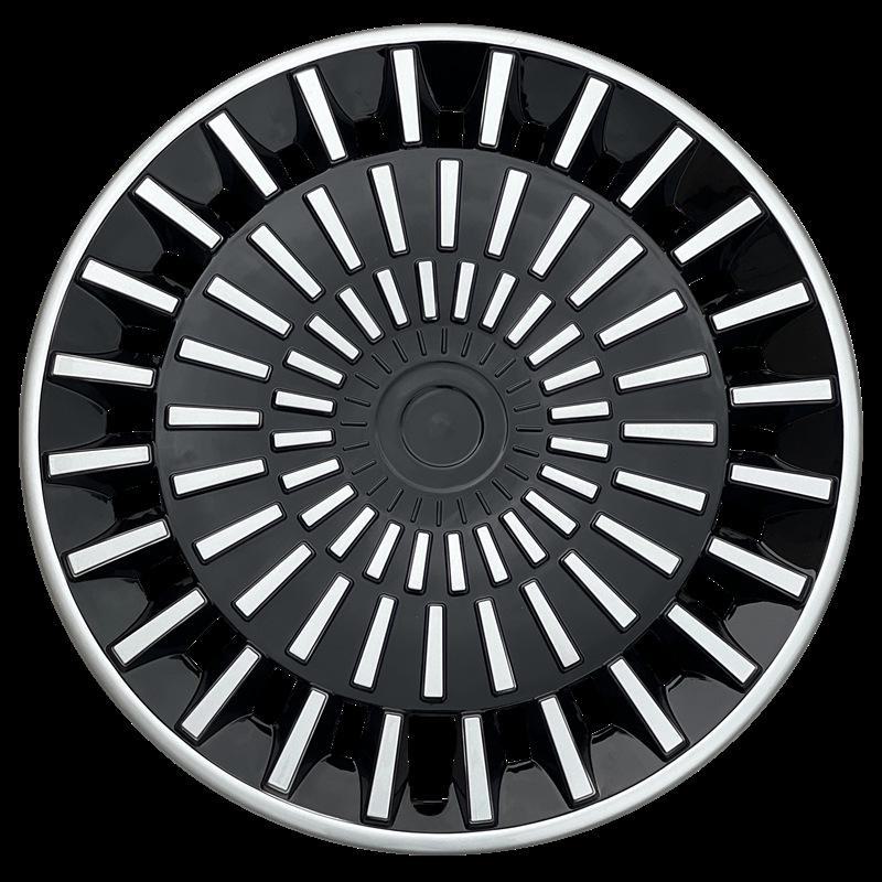 Car Wheel Hub Cover with Iron Steel Ring and Plastic Decorative Cover In Various Sizes 12-17 Inches.