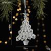 Transparent Acrylic Angel Ornament - Ice Crystal Christmas Tree Decoration