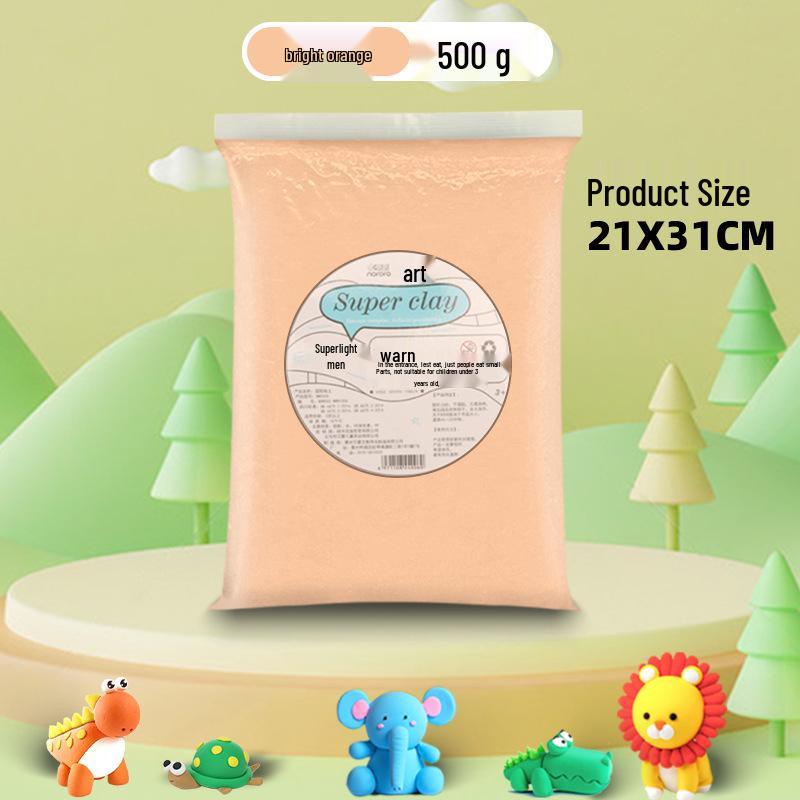 Superleichter 500g Kinder-DIY-Ton - 24 Farben, Großpackung