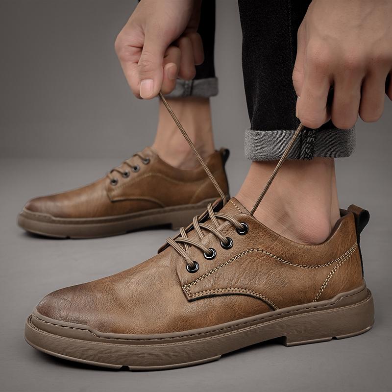 British Style Men Leather Casual Shoes Classic Man Oxford Shoes New Arrival Man Wedding Dress Footwear Elegantes Formal Sneakers