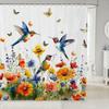 Plain White Cat Fabric Shower Curtain for Girls Cute Kitten Shower Curtain Pet Kitten Bathroom Shower Curtain Sets for Kids Boys