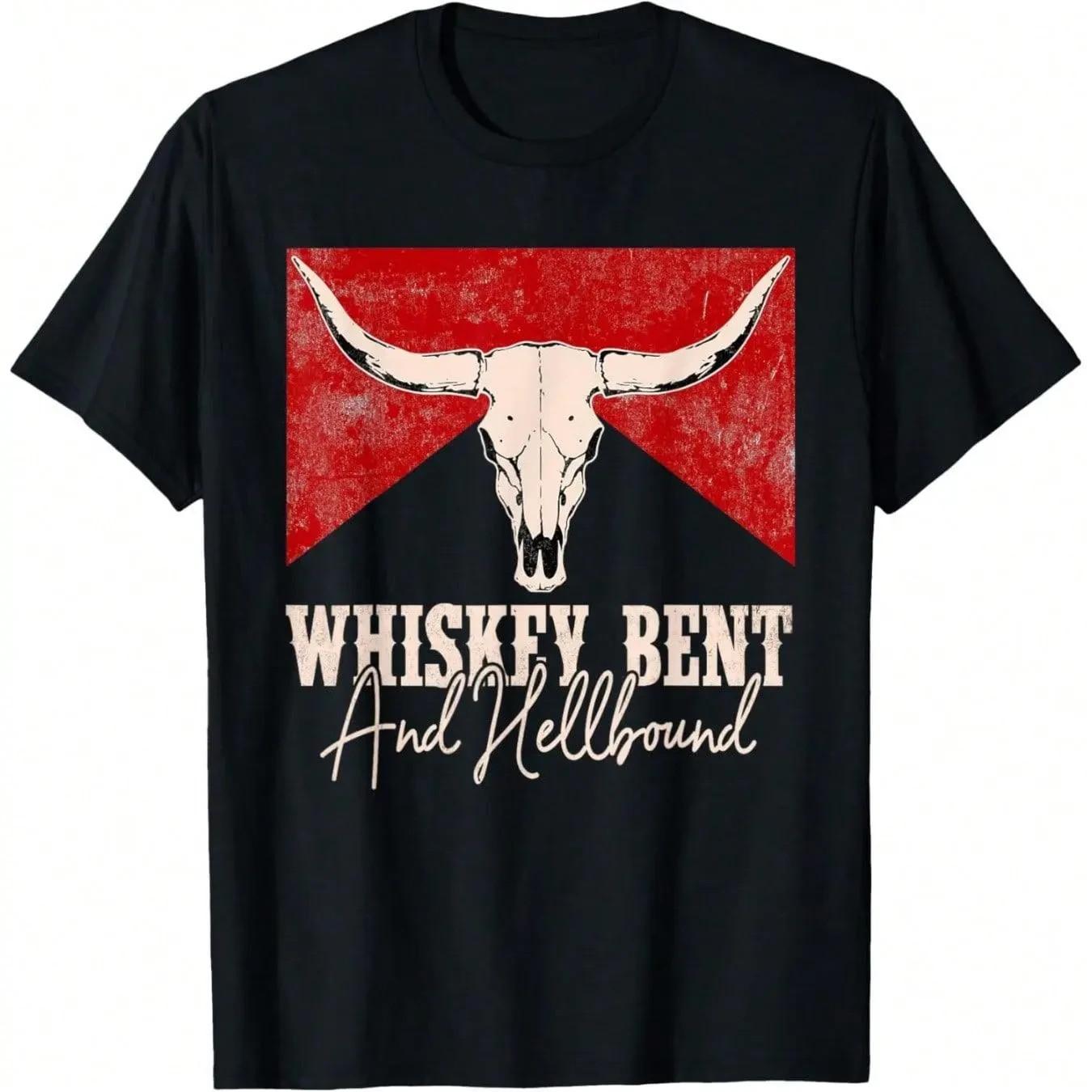 Whiskey Bent Hellbound Western Cactus Desert Graphic Oversized Unisex T-Shirt XXXL