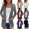 Women's Cardigan Casual Lightweight Knit Cardigan Sweaters Of Female